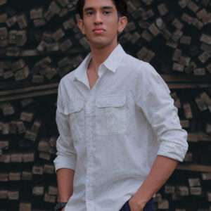 Printed Double Pocket Shirt