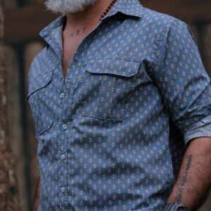 Printed Double Pocket Shirt