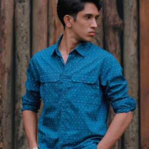 Printed Double Pocket Shirt